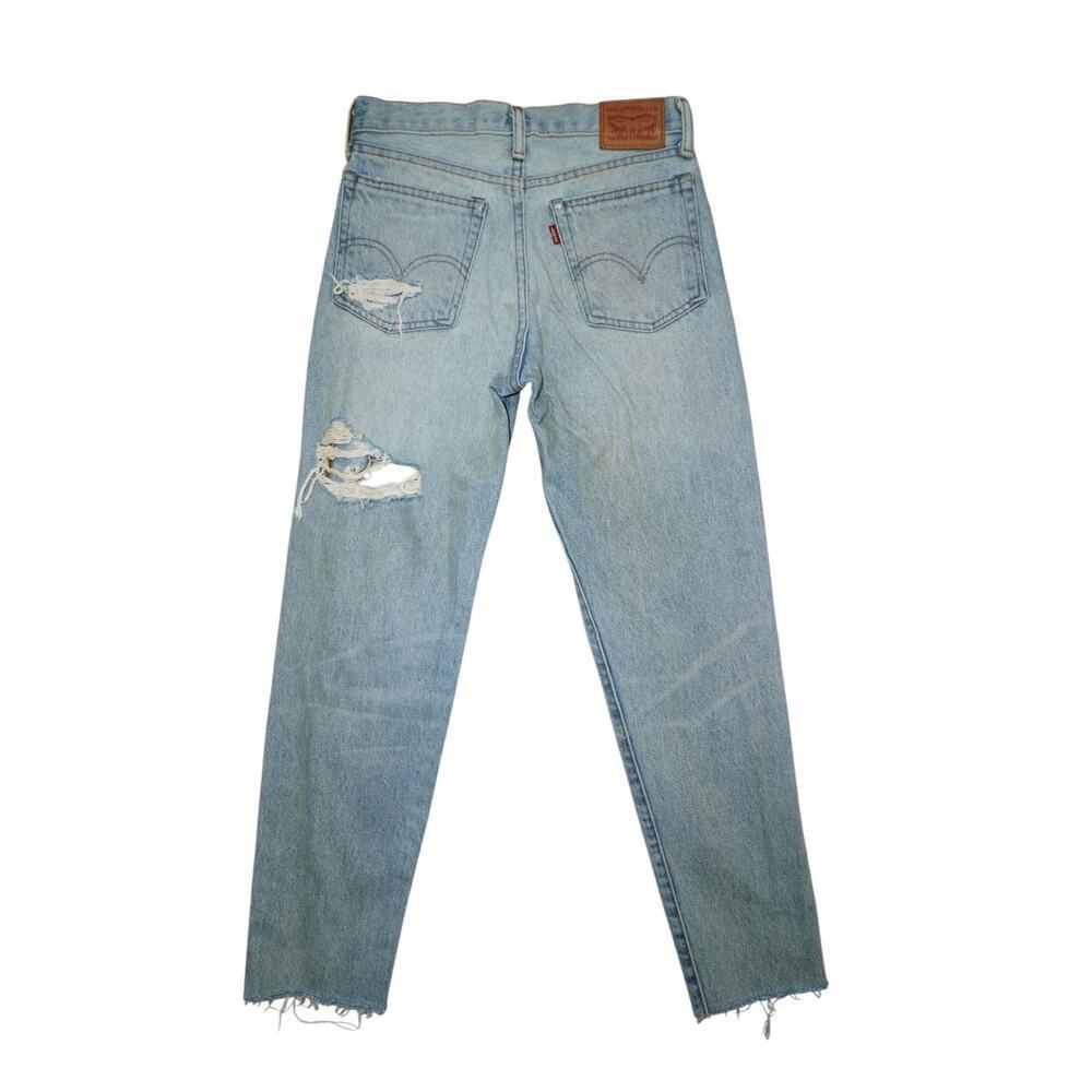 Levi’s x Rolling Stone Limited Edition Distressed 501 Jeans  Button Fly Size 25 - Picture 5 of 6